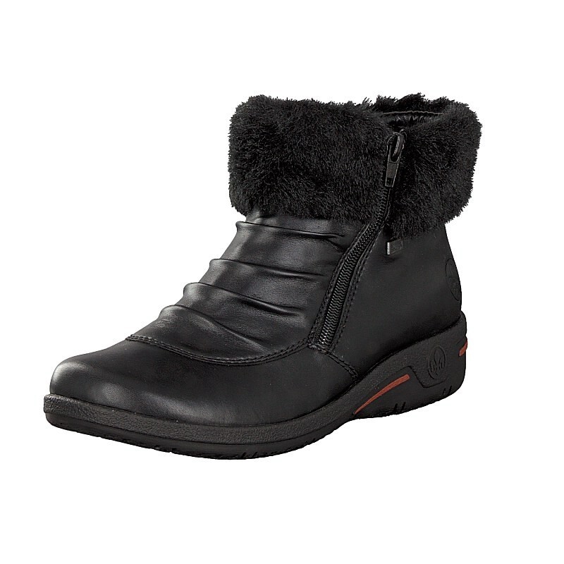 Botas Rieker Z1670-00 Para Mulher - Pretas